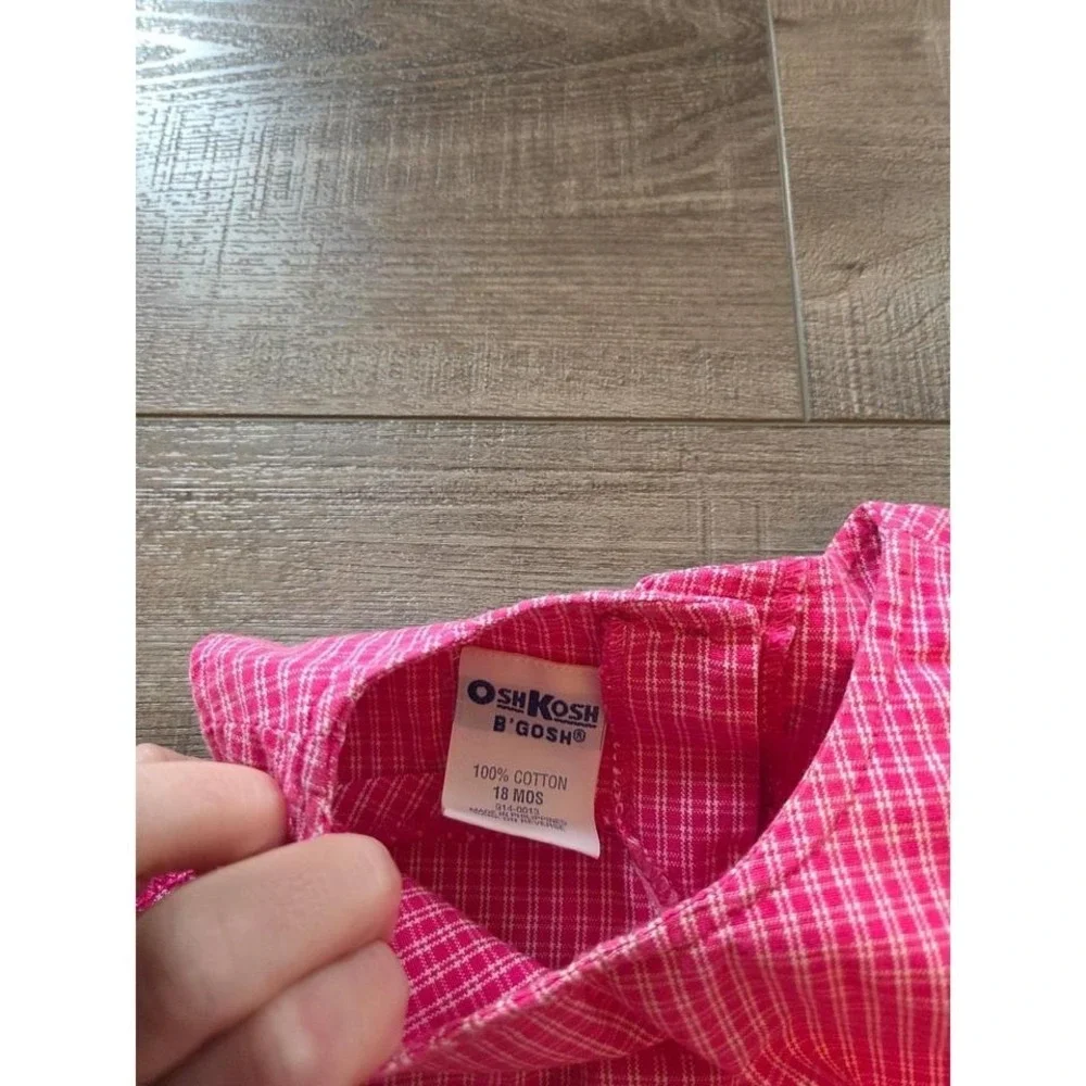 Vintage oshkosh b'gosh baby‎ girl dress size 18 mos